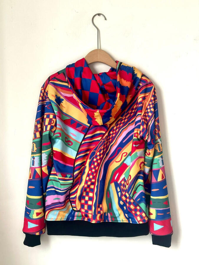 Wollton Euphoric Chaos Collection, hoodie (back).